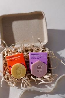 Bee Shampoo & Honeycomb Conditioner Mini Set